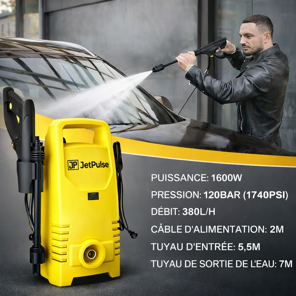 JetPulse Compact - Nettoyeur haute pression V2